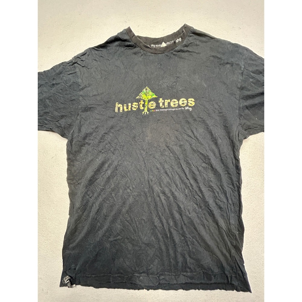 LRG Hustle Trees T-Shirt 100% Cotton Black XL Mens
